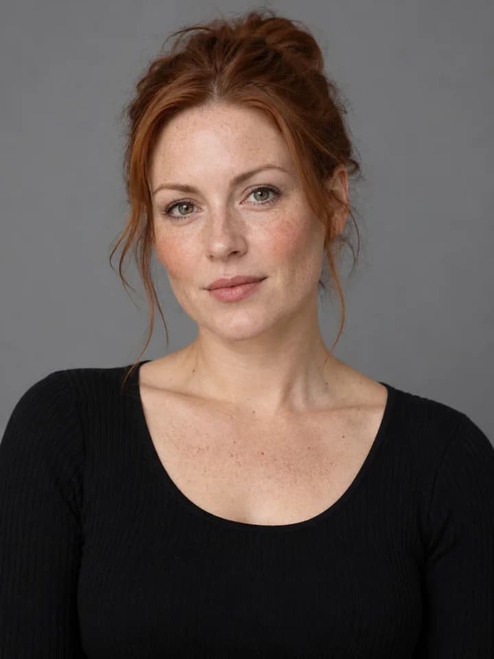 Casting headshot — illustrative style reference